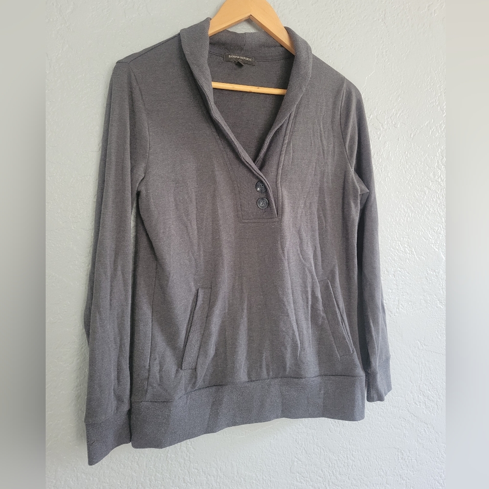 Banana Republic Women's Pullover Sweater Small S Grey